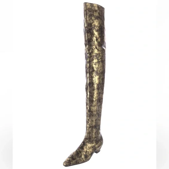 CHANEL BNIB AW 2018 Interlocking CC Logo thigh-high boots - Picture 4 of 16